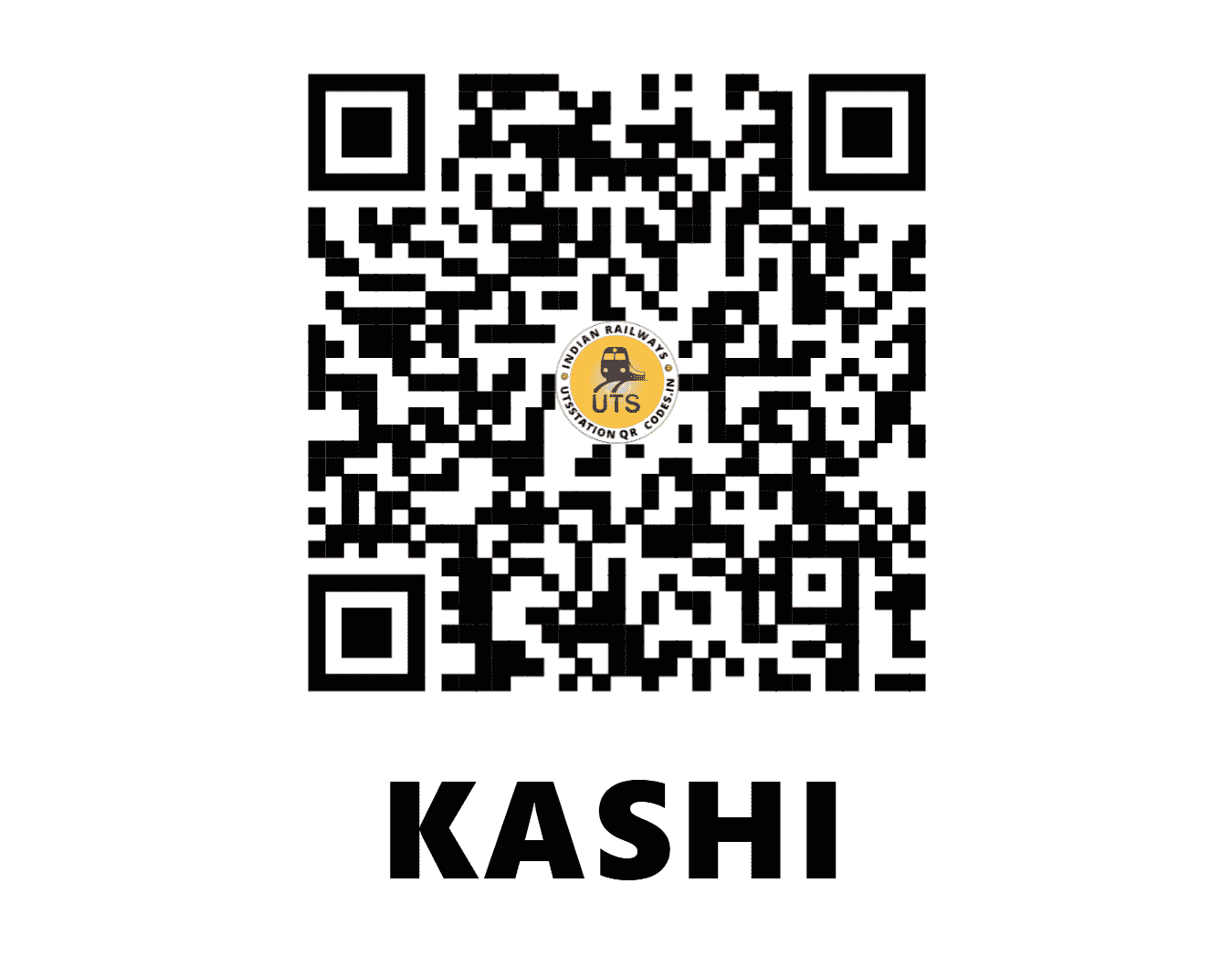 UTS QR Code for KASHI - KEI - NR (UTTAR PRADESH)
